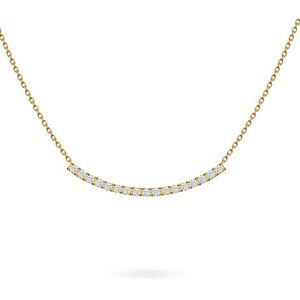 Aquae Necklace Ophelia Full Diamonds and 18K Gold